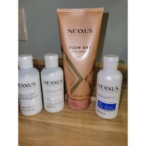 Nexxus Smooth & Full Blow Dry Balm Weightless Style Frizz Control, Volume & Heat